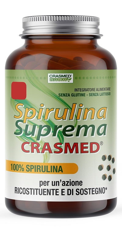 SPIRULINA SUPREMA CRASMED 180 COMPRESSE - Farmacia De Pasquale