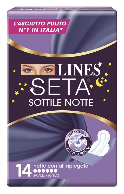 LINES SETA SOTTILE NOTTE CON ALI 14 PEZZI - Farmacia De Pasquale