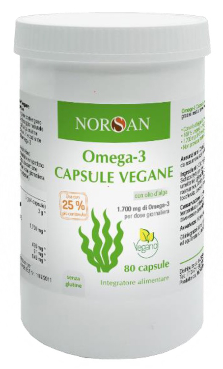 NORSAN OMEGA 3 VEGANO 80 CAPSULE - Farmacia De Pasquale