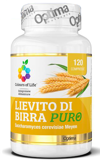 COLOURS OF LIFE LEVITO DI BIRRA PURO 120 COMPRESSE 400 MG - Farmacia De Pasquale