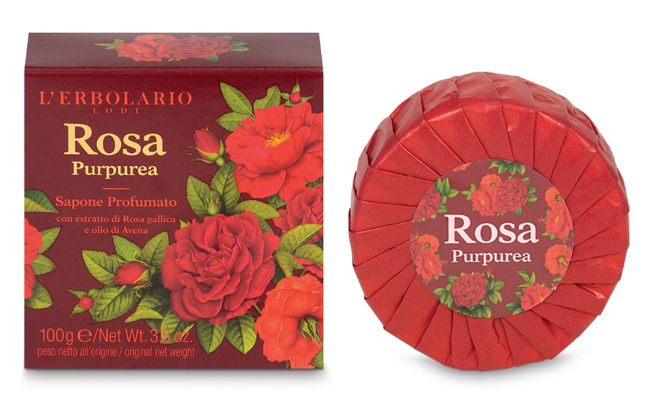 ROSA PURPUREA SAPONE PROFUMATO 100 G - Farmacia De Pasquale
