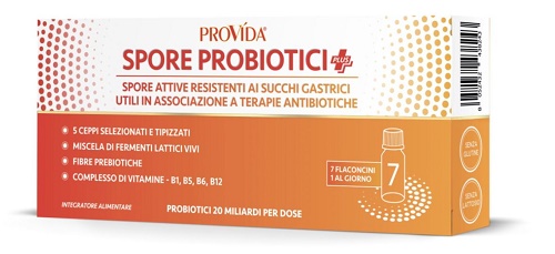 PROVIDA PROBIOTICI PLUS 20 MILIARDI 7 FLACONCINI X 8 ML - Farmacia De Pasquale