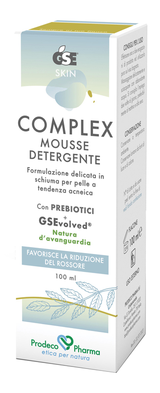 GSE SKIN COMPLEX MOUSSE DETERGENTE PELLE A TENDENZA ACNEICA 100 ML - Farmacia De Pasquale