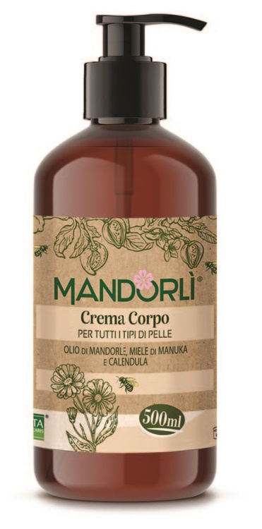 MANDORLI CREMA CORPO PER TUTTI I TIPI DI PELLE 500 ML - Farmacia De Pasquale