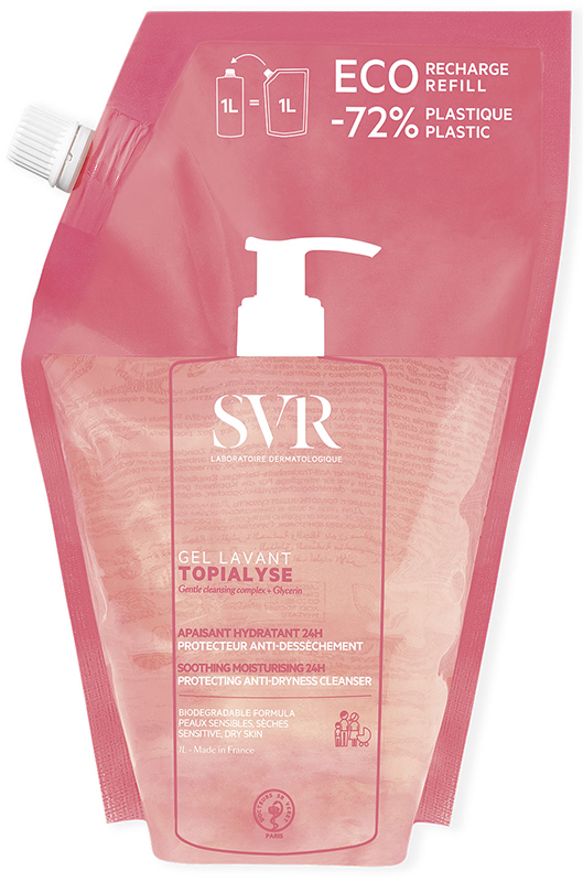 TOPIALYSE GEL LAVANT REFILL 1 L - Farmacia De Pasquale