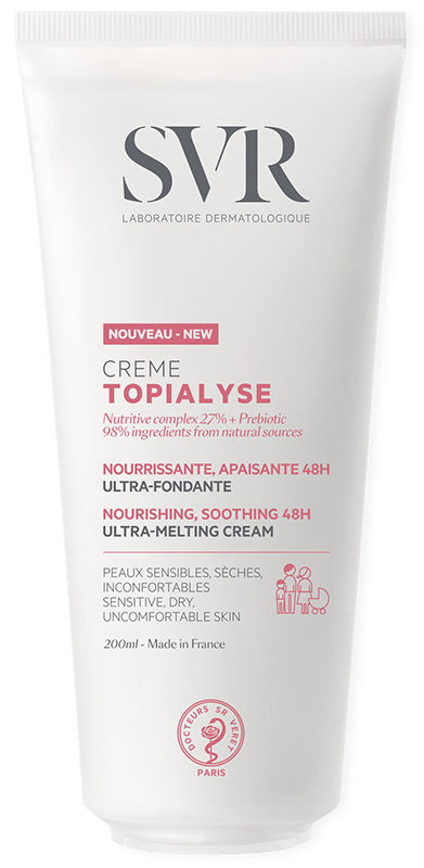 TOPIALYSE CREME NOURISHING SOOTHING 48H ULTRA MELTING PELLE SECCA E SENSIBILE 200 ML - Farmacia De Pasquale