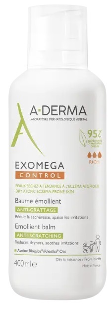 EXOMEGA CONTROL BALSAMO EMOLLIENTE 400 ML - Farmacia De Pasquale