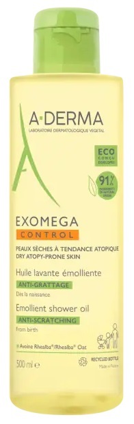 EXOMEGA CONTROL OLIO LAVANTE EMOLLIENTE RICARICA 500 ML - Farmacia De Pasquale