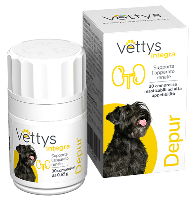 VETTYS INTEGRA DEPUR CANE 30 COMPRESSE MASTICABILI - Farmacia De Pasquale