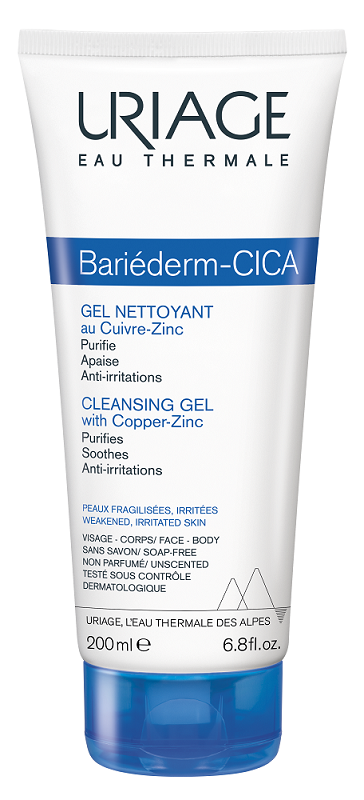 BARIEDERM CICA GEL NETTOYANT 200 ML - Farmacia De Pasquale