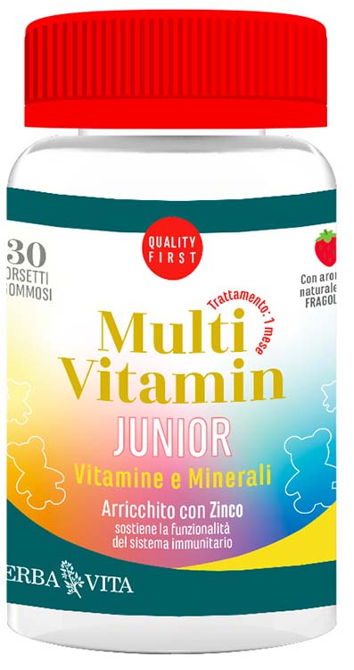 MULTI VITAMIN JUNIOR 30 GOMMOSE - Farmacia De Pasquale