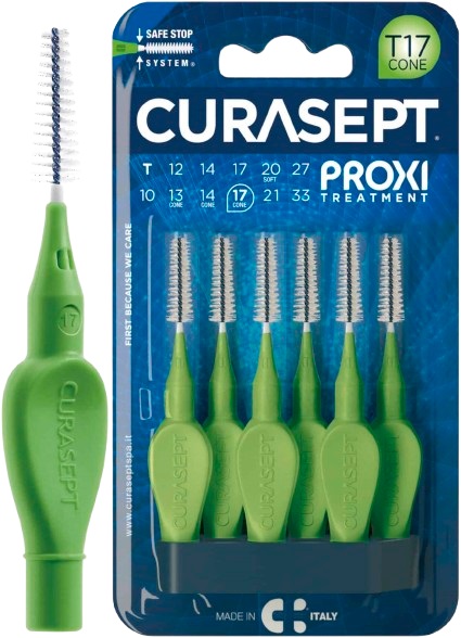 CURASEPT PROXI T17 CONE VERDE/GREEN 6 PEZZI - Farmacia De Pasquale