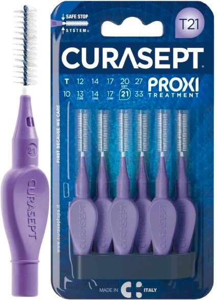 CURASEPT PROXI T21 VIOLA/PURPLE 6 PEZZI - Farmacia De Pasquale