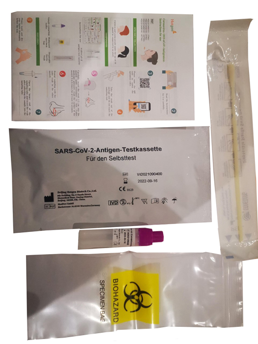 TEST ANTIGENICO RAPIDO COVID-19 HOTGEN AUTODIAGNOSTICO DETERMINAZIONE QUALITATIVA ANTIGENI SARS-COV-2 IN TAMPONI NASALI MEDIANTE IMMUNOCROMATOGRAFIA - Farmacia De Pasquale