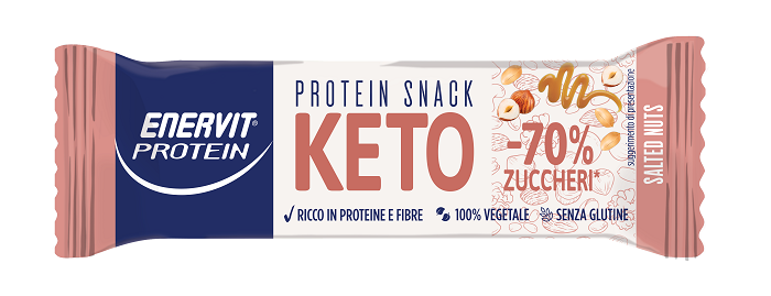 ENERVIT PROTEIN KETO SNACK SALTED NUTS 35 G - Farmacia De Pasquale