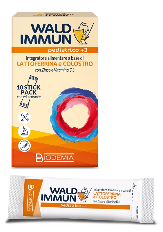 WALD IMMUN PEDIATRICO +3 10 STICK GUSTO CIOCCOLATO - Farmacia De Pasquale