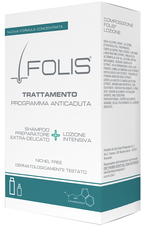 FOLIS TRATTAMENTO 1 LOZIONE 100 ML + 1 SHAMPOO 200 ML - Farmacia De Pasquale