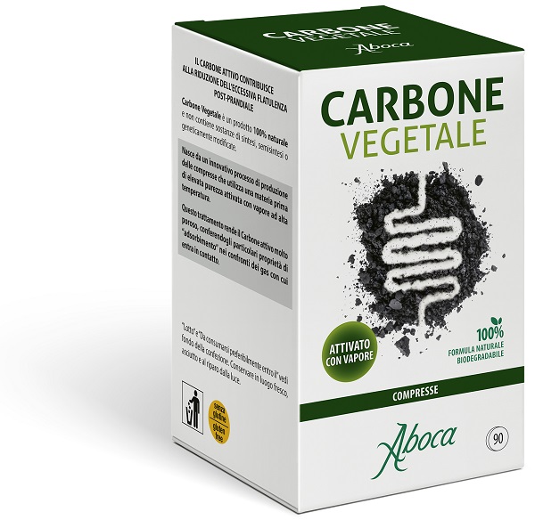 CARBONE VEGETALE 90 COMPRESSE - Farmacia De Pasquale