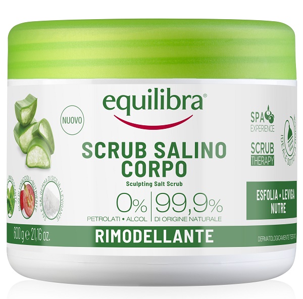 EQUILIBRA SCRUB SALINO RIMODELLANTE 600 G - Farmacia De Pasquale