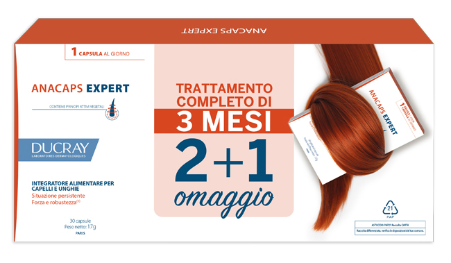 DUCRAY ANACAPS EXPERT CAPELLI E UNGHIE 3 X 30 CAPSULE - Farmacia De Pasquale