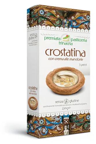 PREMIATA PASTICCERIA TRINACRIA CROSTATINA CREMA MANDORLA 150 G - Farmacia De Pasquale