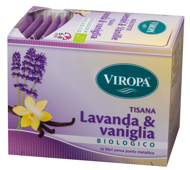 VIROPA TISANA LAVANDA&VANIGLIA BIOLOGICO 15 FILTRI - Farmacia De Pasquale