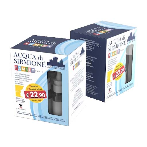 ACQUA DI SIRMIONE FAMILY PACK 12 FLACONCINI DA 15 ML - Farmacia De Pasquale