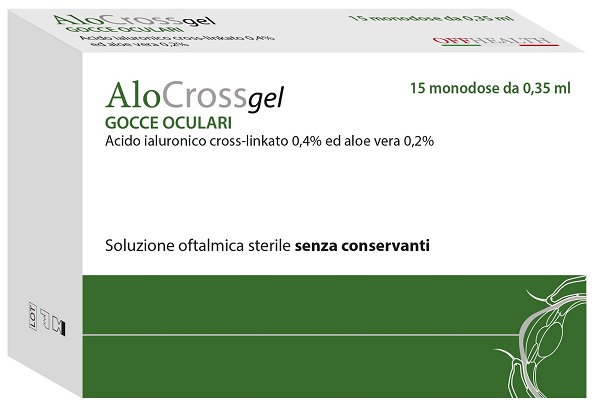 ALOCROSSGEL SOLUZIONE OFTALMICA 15 MONODOSE DA 0,35 ML - Farmacia De Pasquale