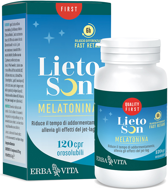 LIETOSON MELATONINA 120 COMPRESSE OROSOLUBILI - Farmacia De Pasquale