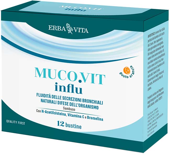 MUCOVIT INFLU 12 BUSTINE - Farmacia De Pasquale