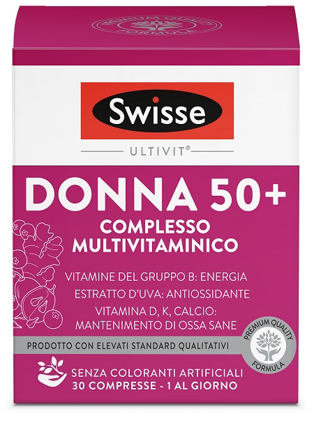 SWISSE MULTIVITAMINICO DONNA 50+ 30 COMPRESSE - Farmacia De Pasquale