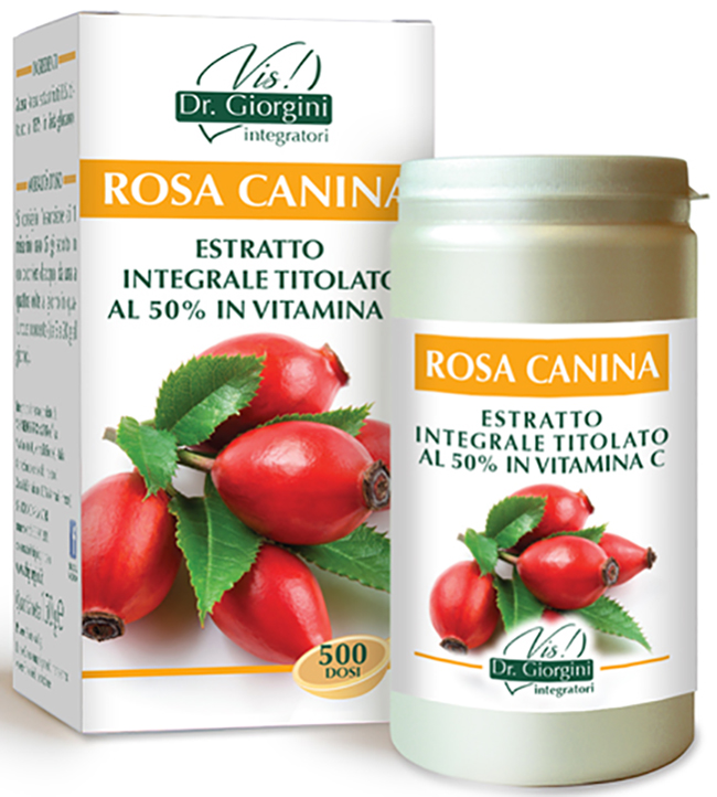 ROSA CANINA ESTRATTO INTEGRALE TITOLATO POLVERE 100 G - Farmacia De Pasquale