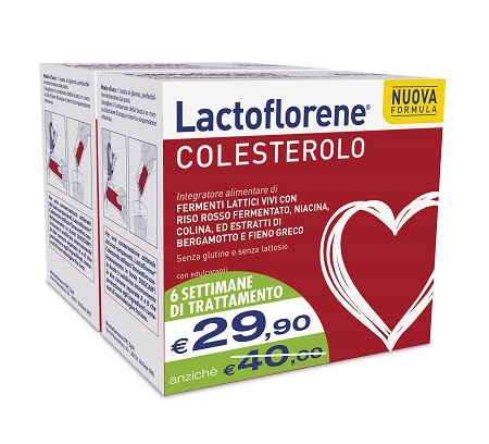 LACTOFLORENE COLESTEROLO BIPACK 20 + 20 BUSTINE - Farmacia De Pasquale