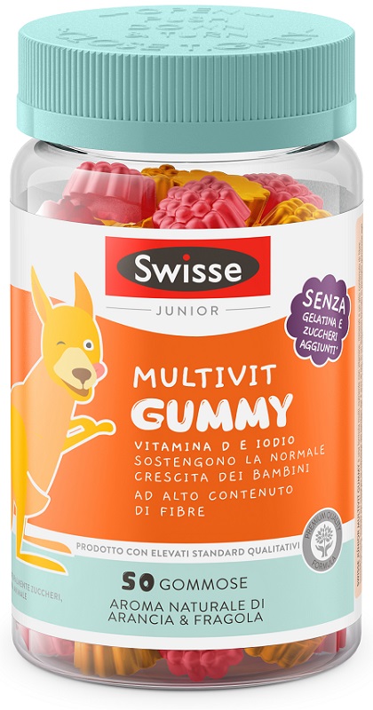 SWISSE JUNIOR MULTIVIT GUMMY 50 PASTIGLIE GOMMOSE - Farmacia De Pasquale
