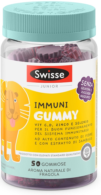 SWISSE JUNIOR IMMUNI GUMMY 50 PASTIGLIE GOMMOSE - Farmacia De Pasquale