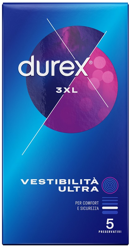 PRESERVATIVO DUREX 3XL VESTIBILITA' ULTRA 5 PEZZI - Farmacia De Pasquale