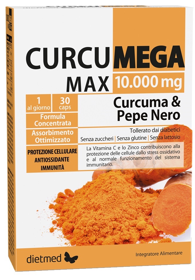 CURCUMEGA MAX 10000MG 30 CAPSULE - Farmacia De Pasquale