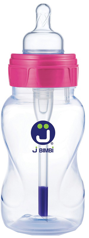 J BIMBI BFREE CLASSIC 330 ML GHIERA ROSA BIBERON IN POLIPROPILENE TETTARELLA IN SILICONE - Farmacia De Pasquale