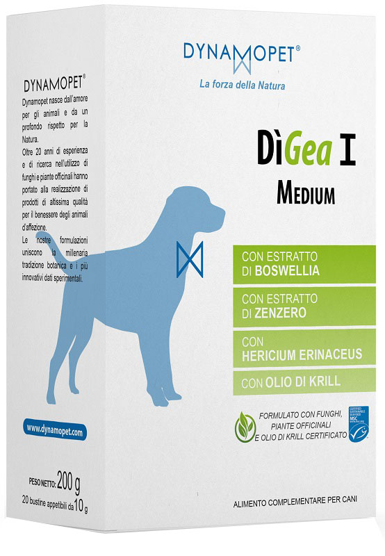 DIGEA I MEDIUM PER CANI 20 BUSTINE DA 10 G - Farmacia De Pasquale