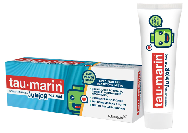 TAU MARIN DENTIFRICIO JUNIOR 7-12 ANNI 50 ML - Farmacia De Pasquale