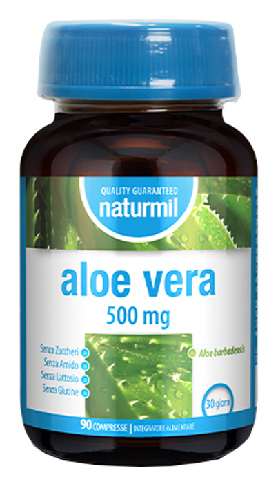NATURMIL ALOE VERA 500 MG 90 COMPRESSE - Farmacia De Pasquale