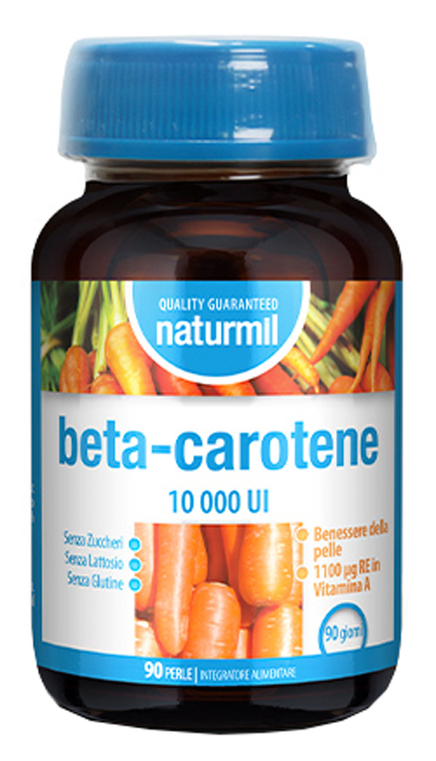 NATURMIL BETA-CAROTENE 10000 UI 90 PERLE - Farmacia De Pasquale