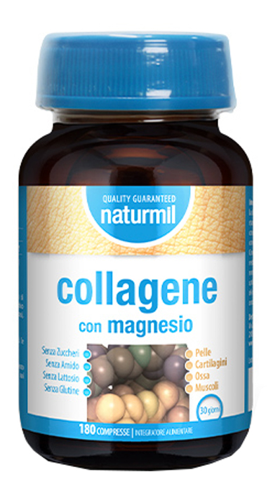 NATURMIL COLLAGENE CON MAGNESIO 180 COMPRESSE - Farmacia De Pasquale