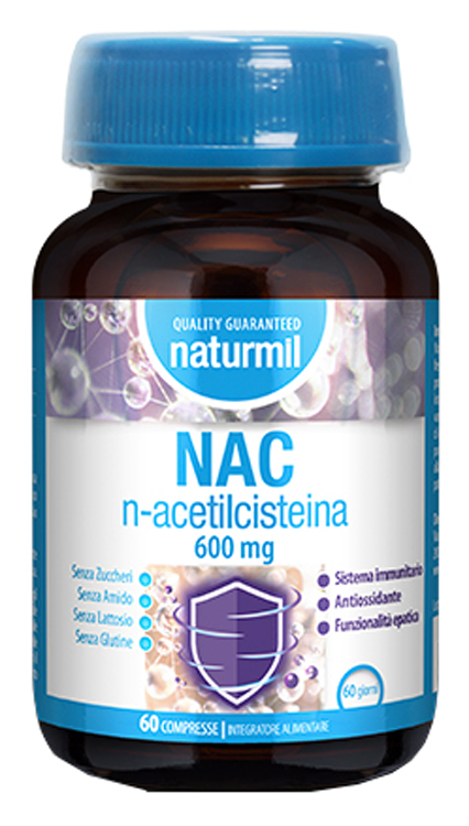 NATURMIL NAC N-ACETILCISTEINA 600 MG 60 COMPRESSE - Farmacia De Pasquale