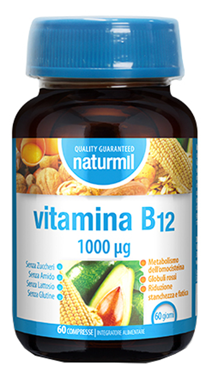 NATURMIL VITAMINA B12 1000 MCG 60 COMPRESSE DA 0,67 G - Farmacia De Pasquale