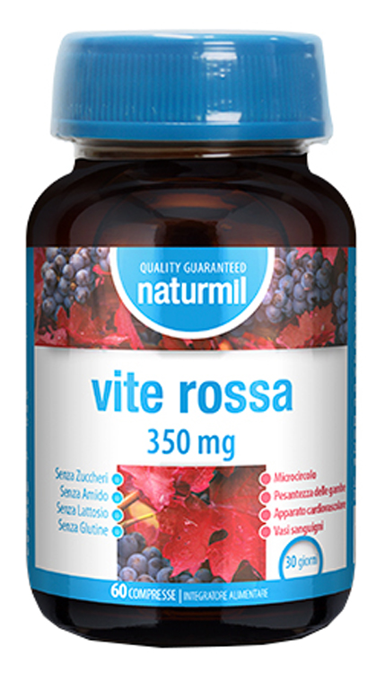 NATURMIL VITE ROSSA 350 MG 60 COMPRESSE - Farmacia De Pasquale