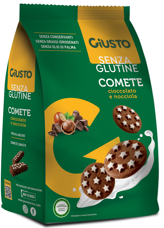 GIUSTO SENZA GLUTINE COMETE BISCOTTI 200 G - Farmacia De Pasquale