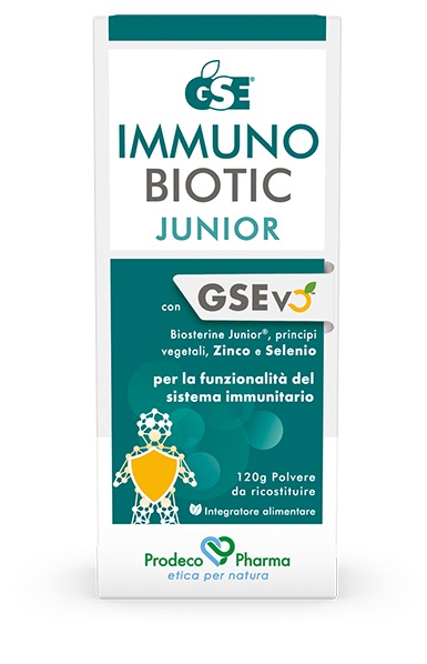 GSE IMMUNOBIOTIC JUNIOR 120 G - Farmacia De Pasquale