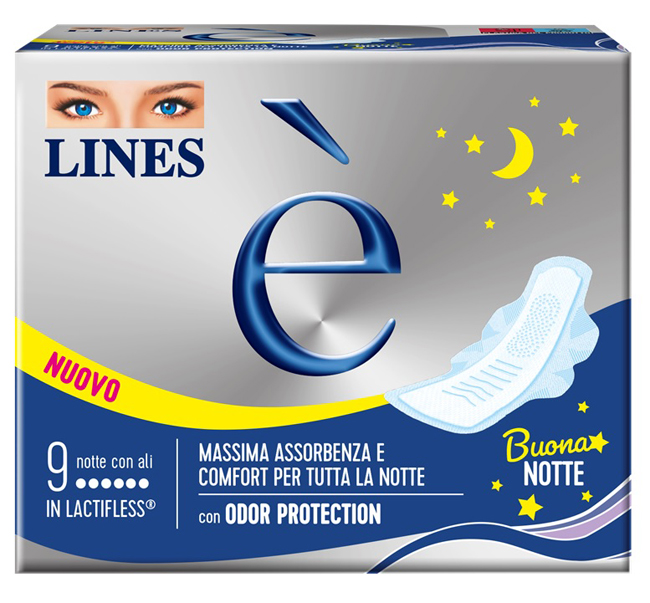 LINES E' NOTTE CARRY PACK 9 PEZZI - Farmacia De Pasquale