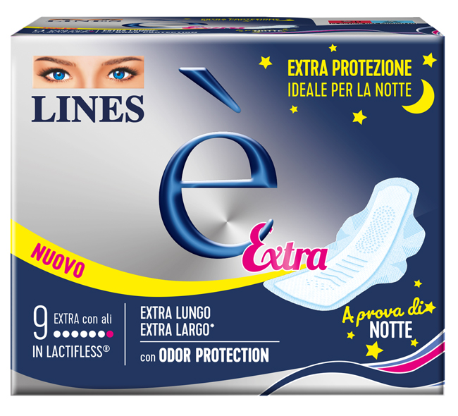 LINES E' EXTRA CARRY PACK 9 PEZZI - Farmacia De Pasquale